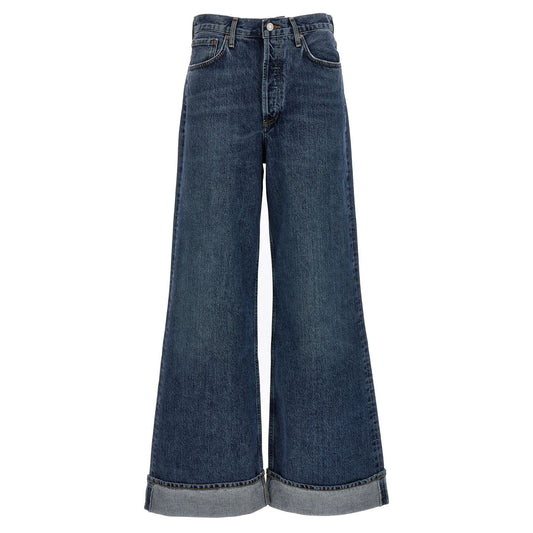 Agolde Blue Cotton Jeans Denim