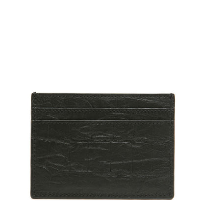 Saint Laurent Black Lambskin Cardholder