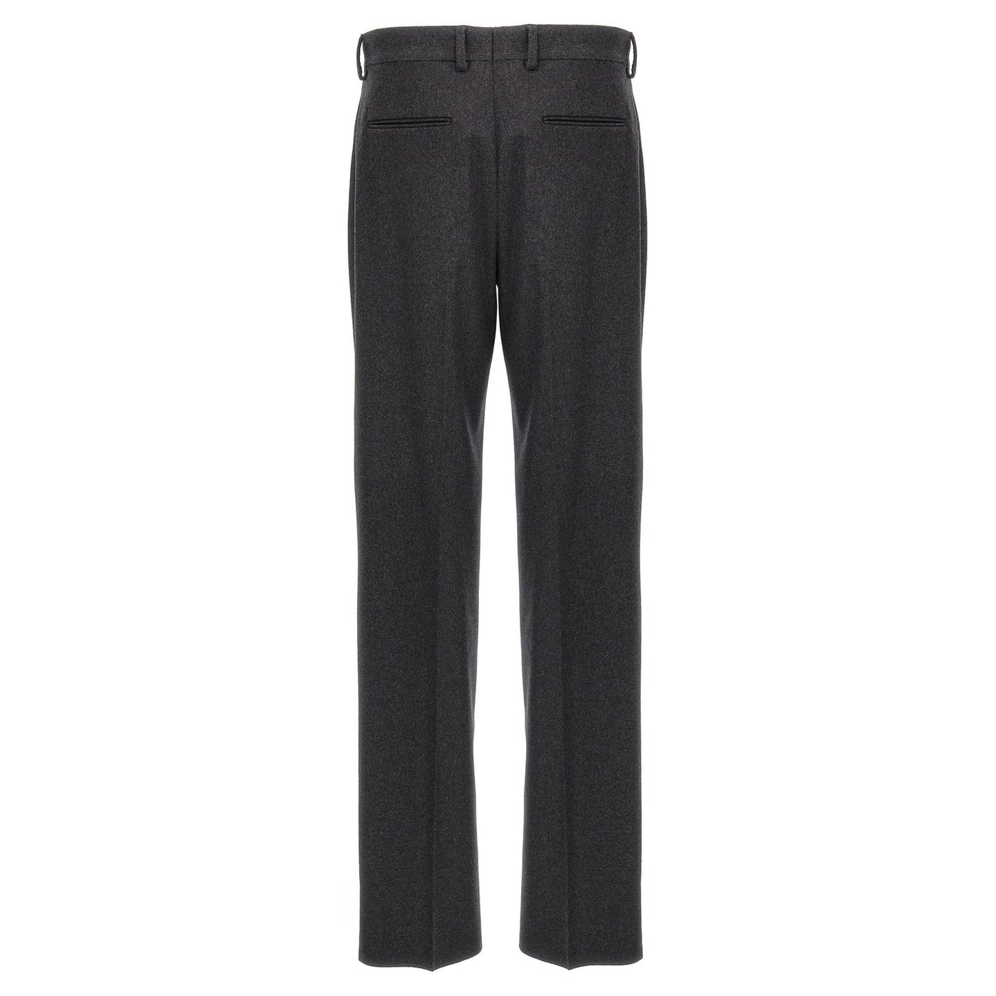 Fendi Gray Cashmere Casual Pants