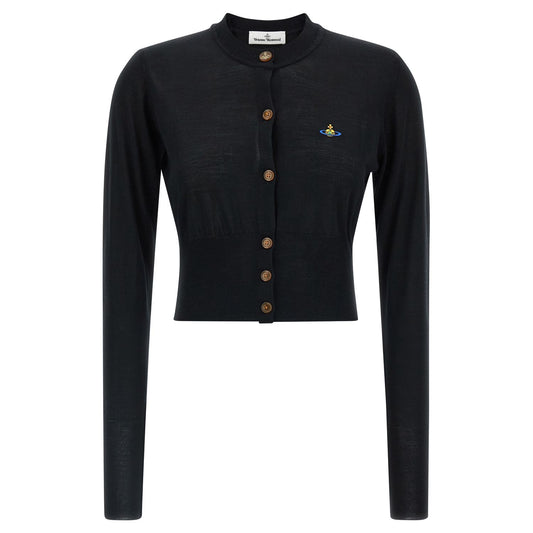 Vivienne Westwood Black Wool Cardigan