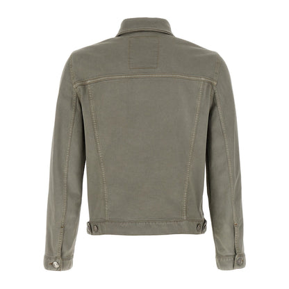Brunello Cucinelli Gray Cotton Denim Jacket
