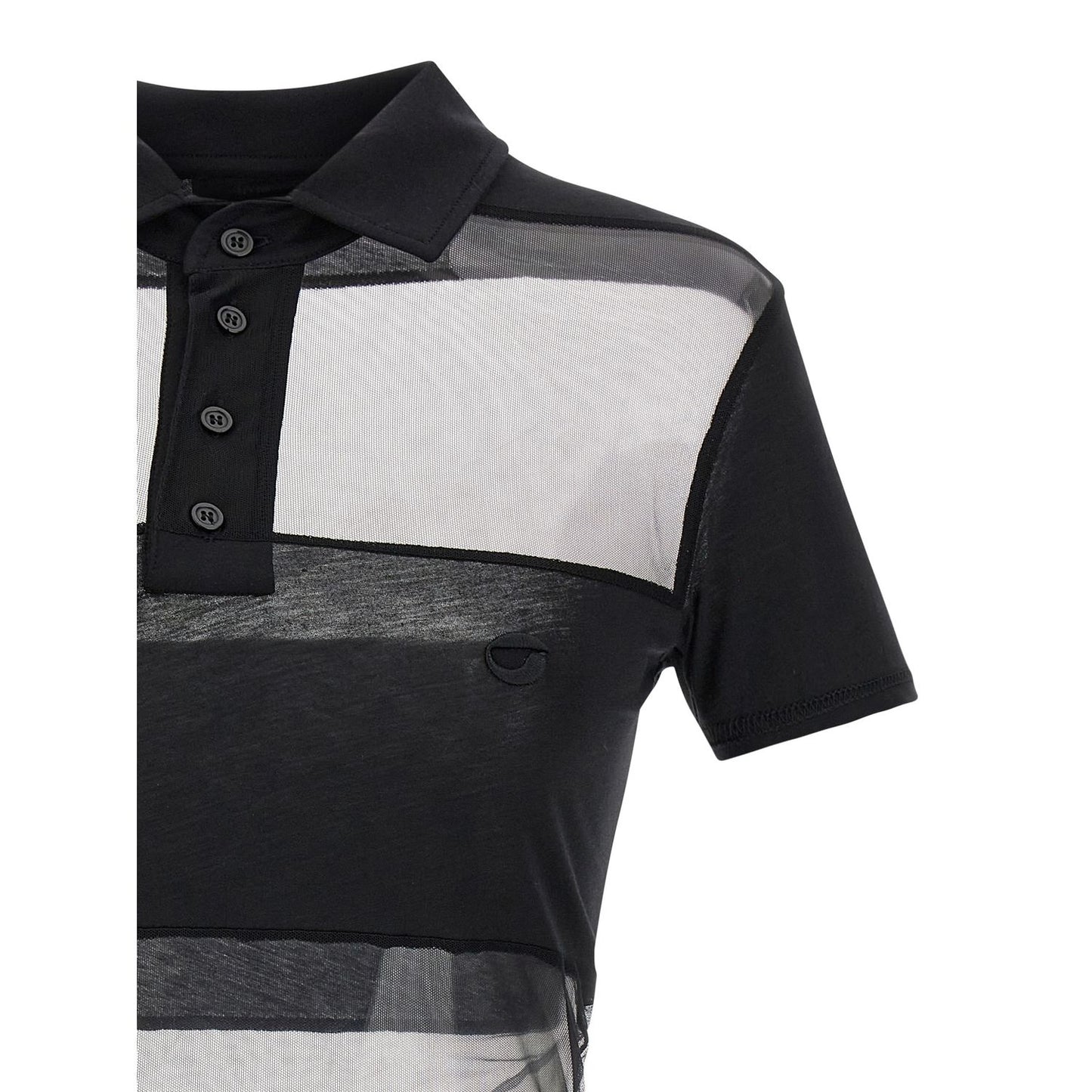 Coperni Black Cotton Polo Shirt