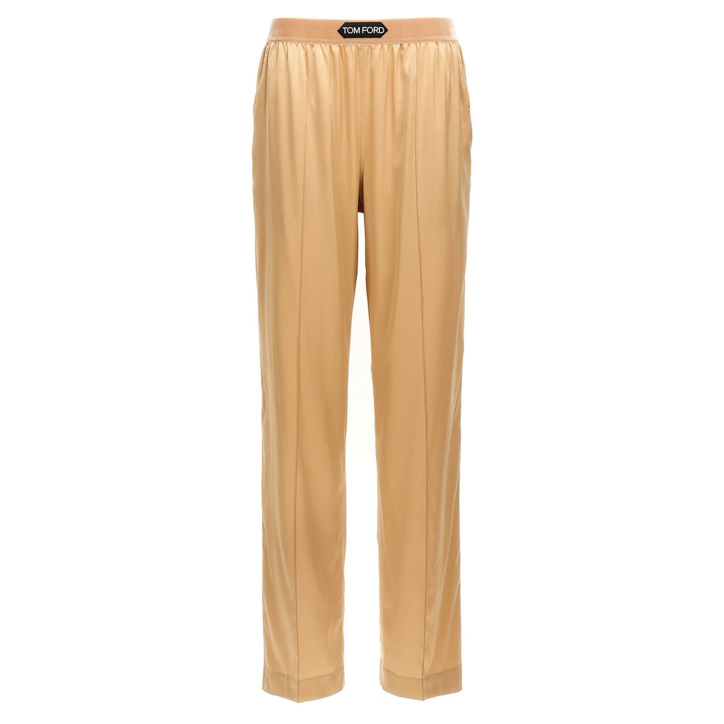 Tom Ford Beige Silk Casual Pants