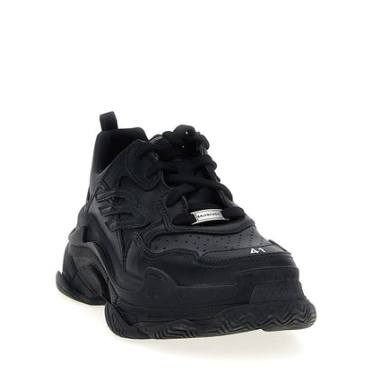 Balenciaga Black Polyethylene Athletic Sneakers
