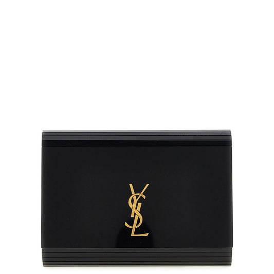 Saint Laurent Black Plexiglass Crossbody Bag