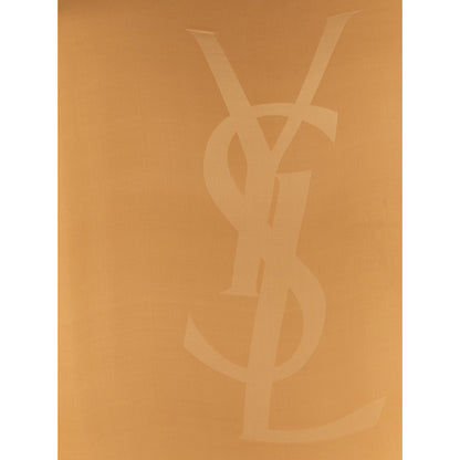 Saint Laurent Beige Silk Foulard
