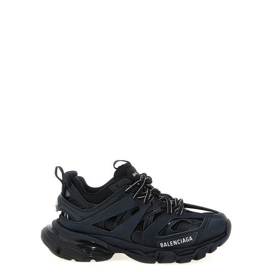 Balenciaga Black Polyethylene Athletic Sneakers