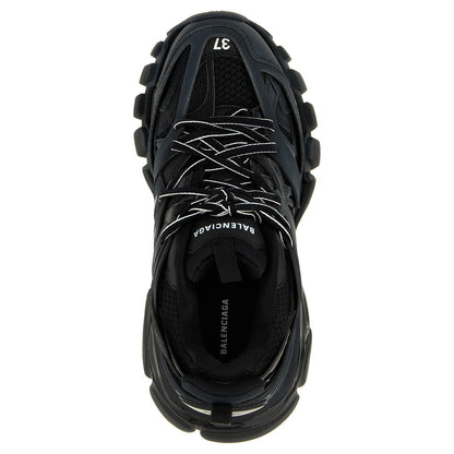 Balenciaga Black Polyethylene Athletic Sneakers