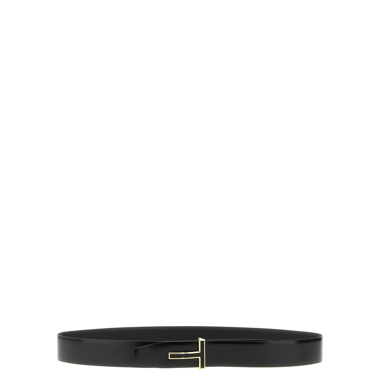 Tom Ford Black Calfskin Regular Belt