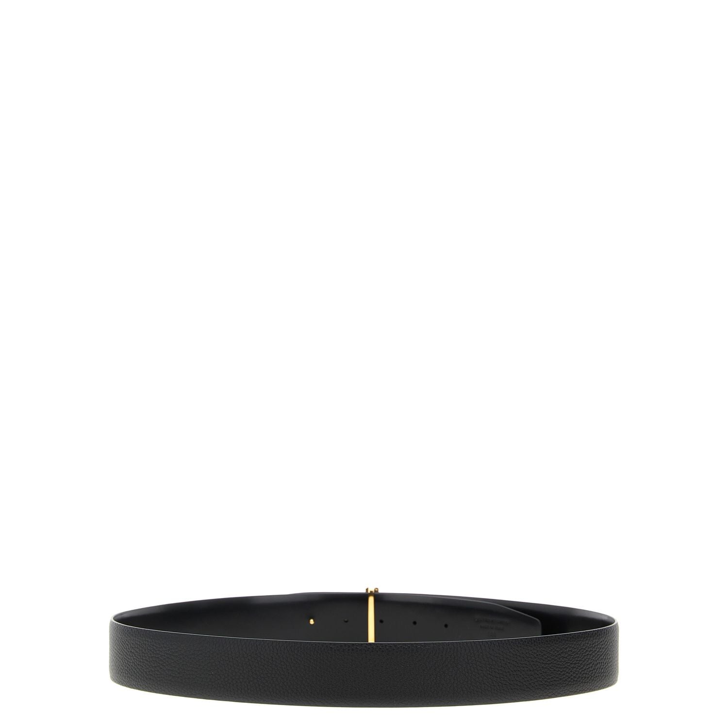 Tom Ford Black Calfskin Regular Belt