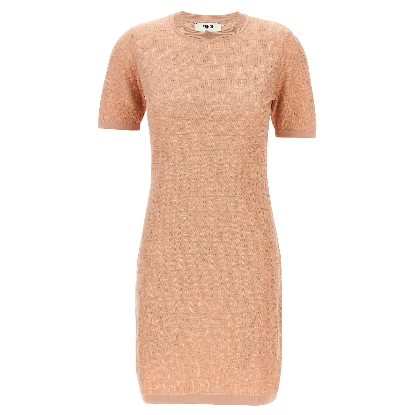 Fendi Multicolor Cotton Short Dress