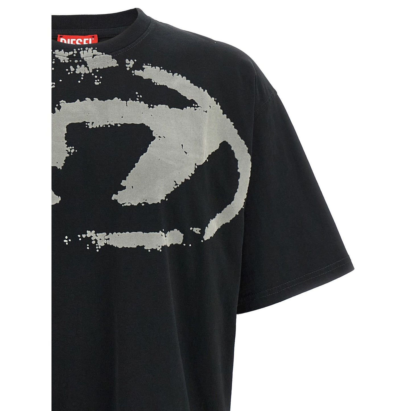 Diesel Black Cotton T-Shirt