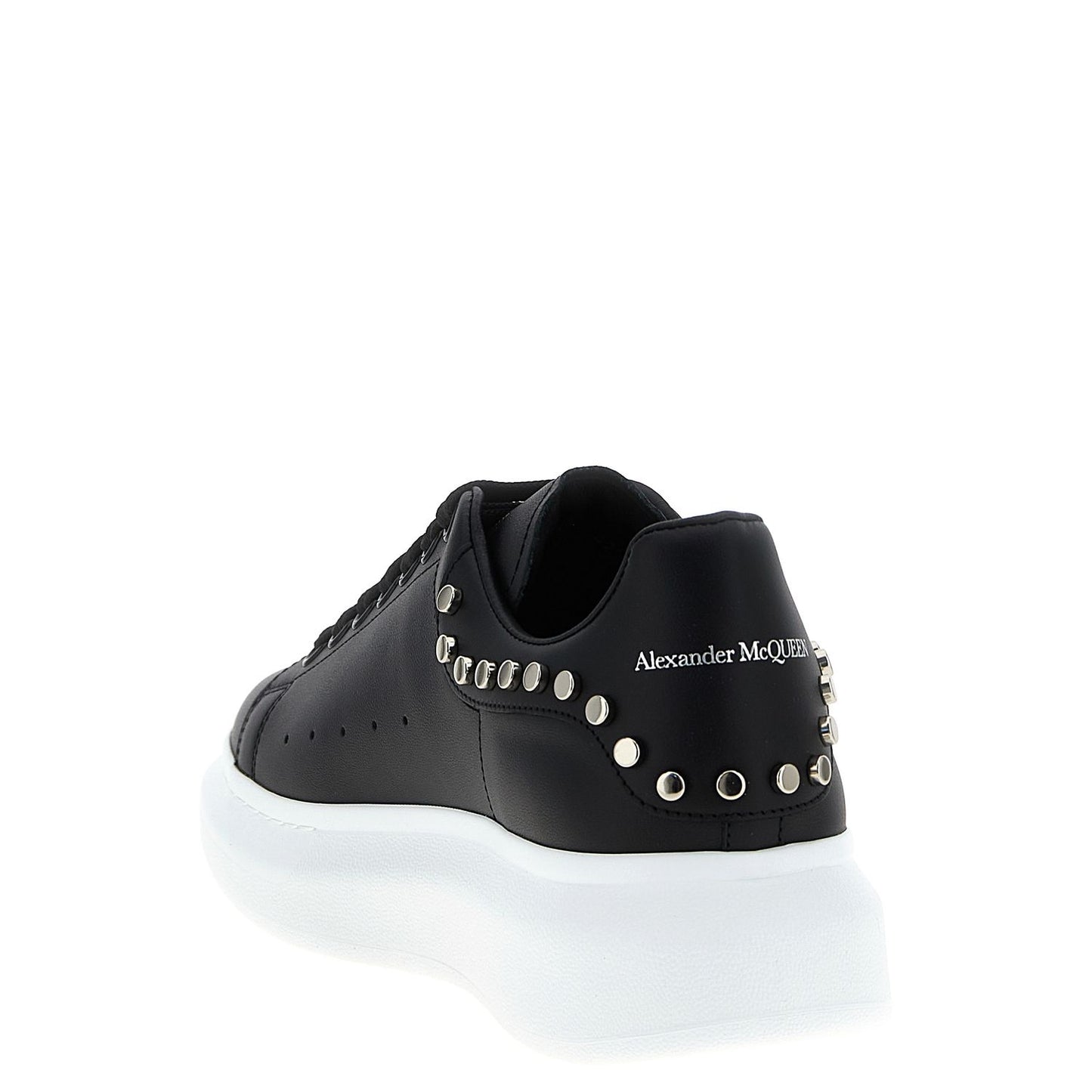 Alexander McQueen Black Calfskin Chunky Sneakers