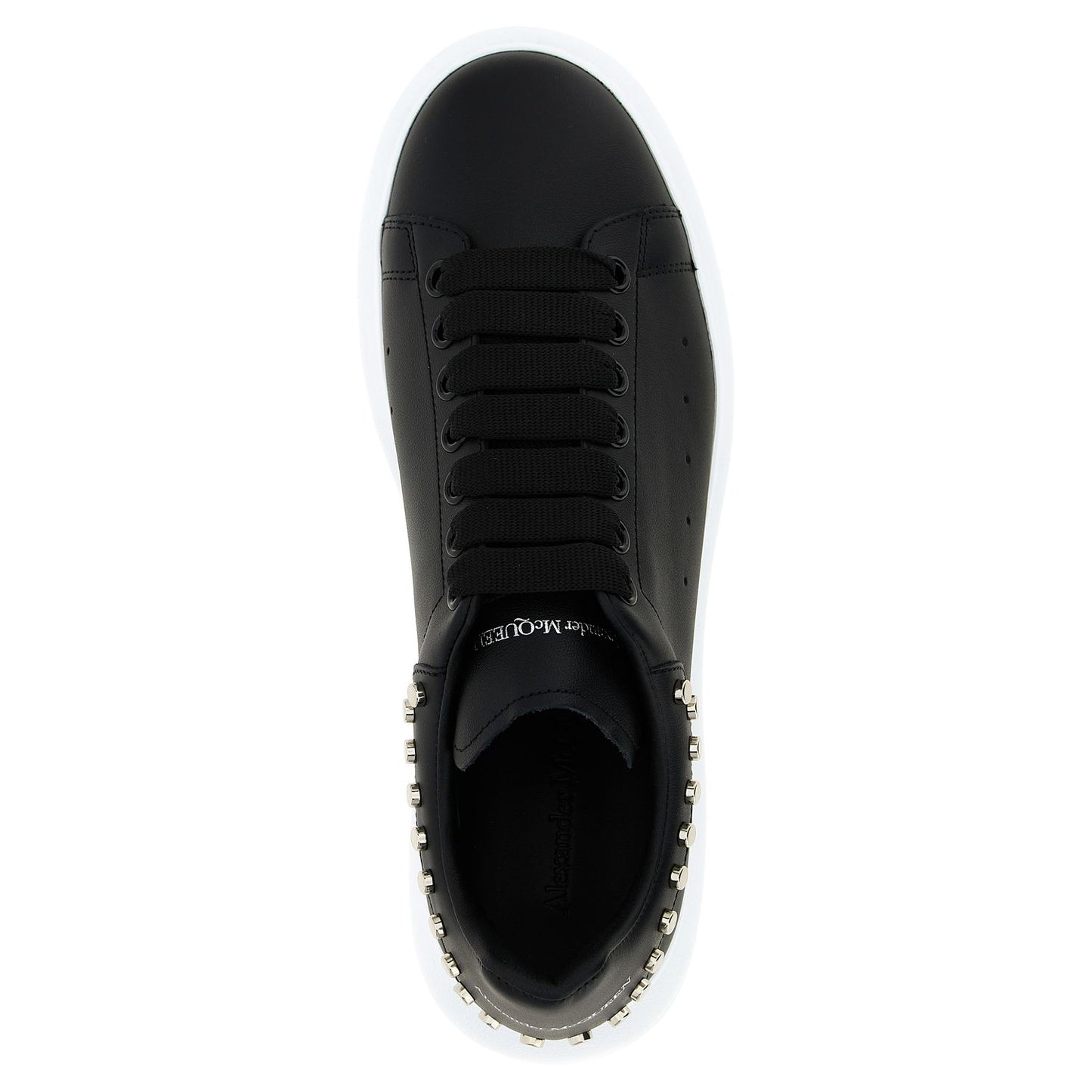 Alexander McQueen Black Calfskin Chunky Sneakers