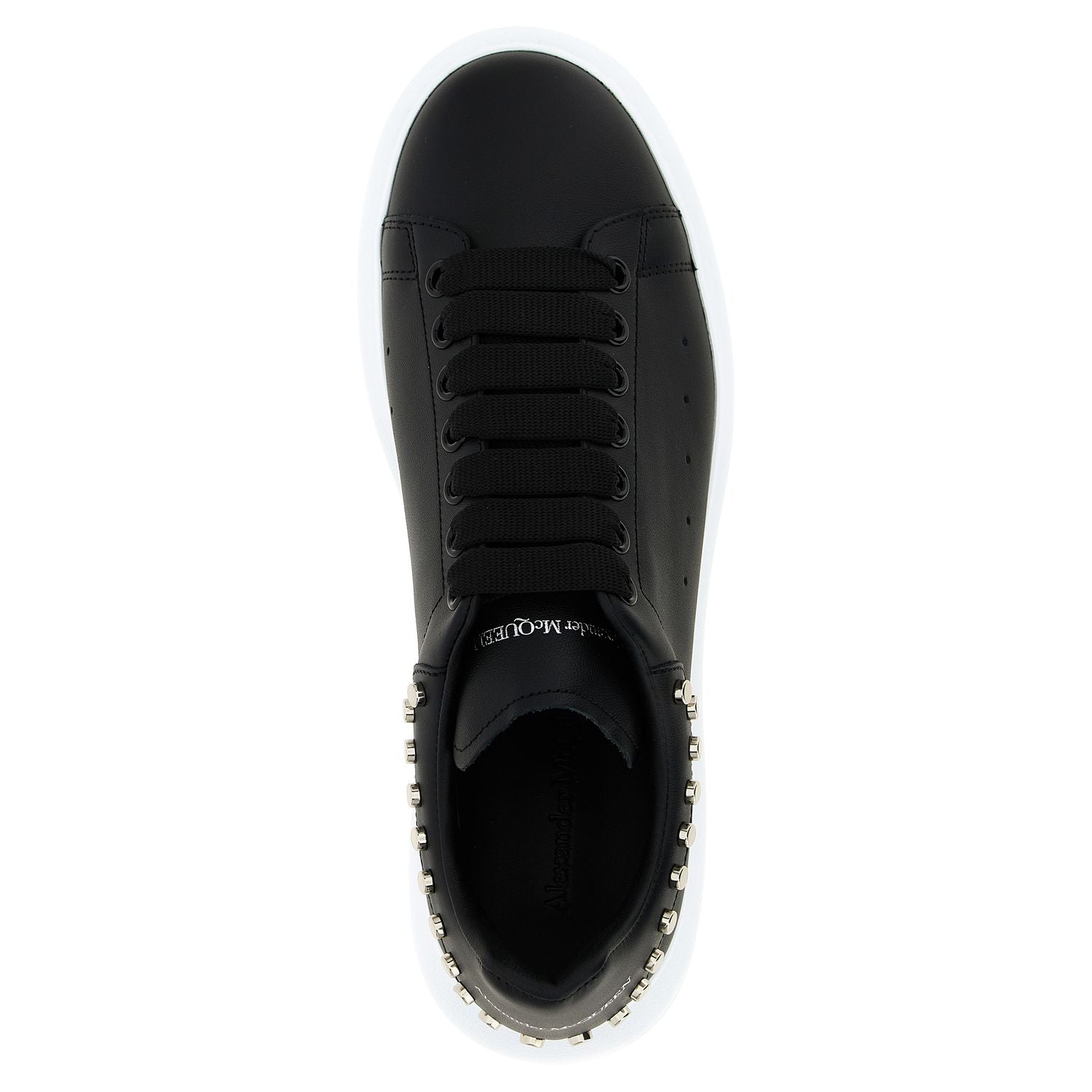 Alexander McQueen Black Calfskin Chunky Sneakers