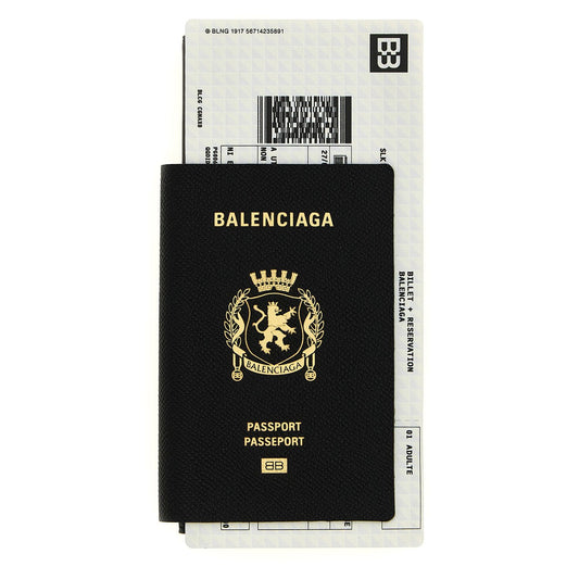 Balenciaga Black Leather Wallet