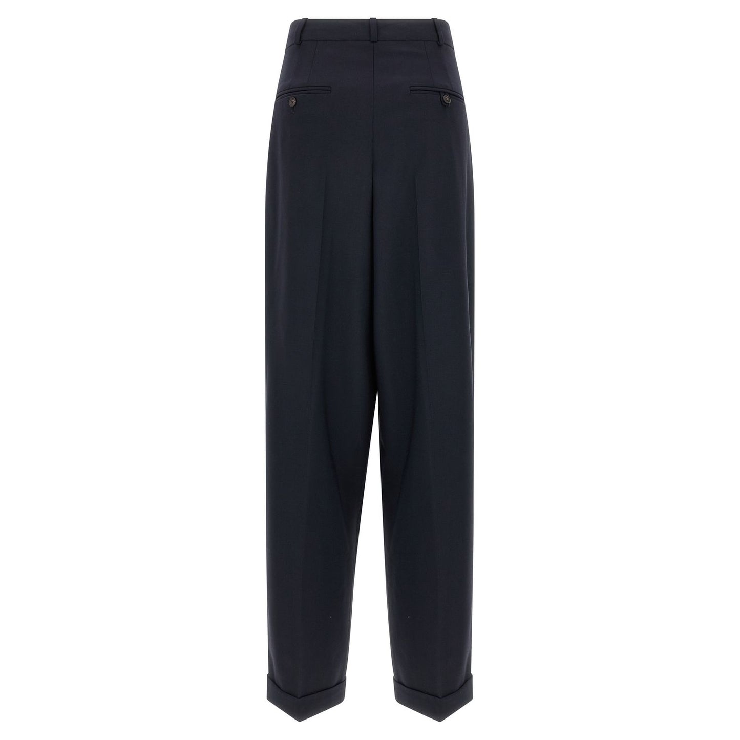 Polo Ralph Lauren Blue Wool Casual Pants