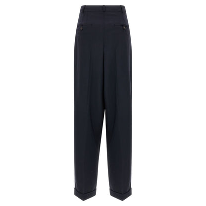 Polo Ralph Lauren Blue Wool Casual Pants