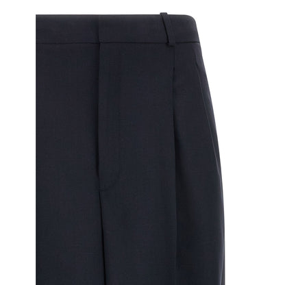 Polo Ralph Lauren Blue Wool Casual Pants
