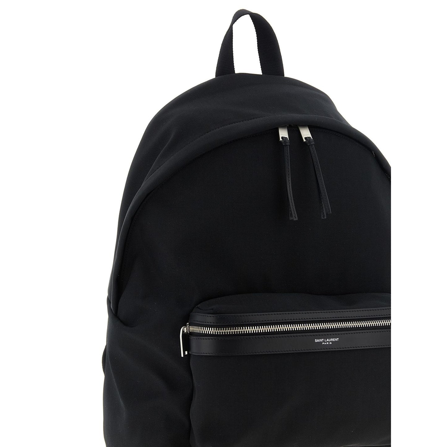 Saint Laurent Black Polyamide Backpack