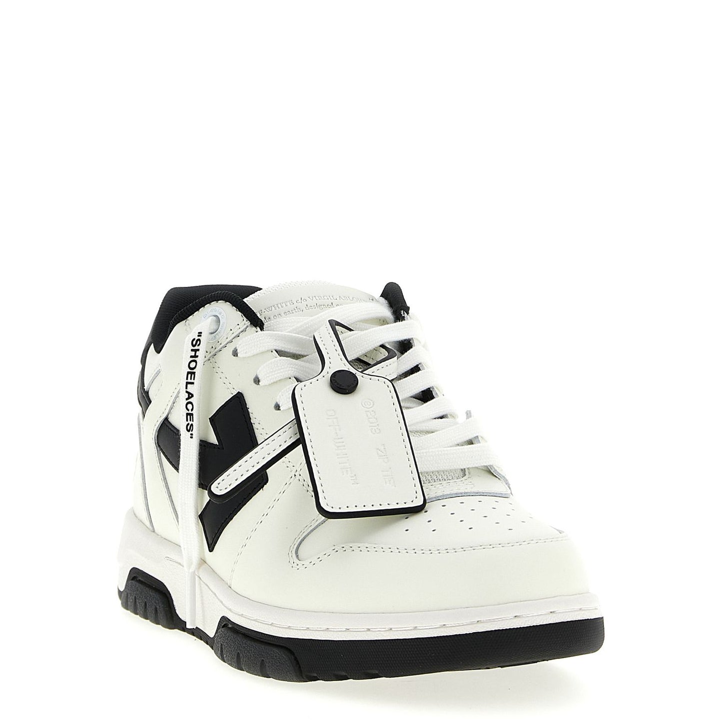 Off-White Bicolor Recycled Polyester Sneakers