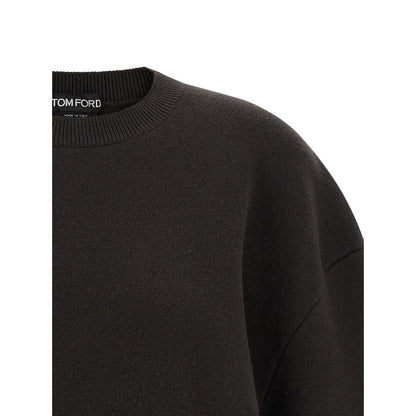 Tom Ford Brown Virgin Wool Short Dress