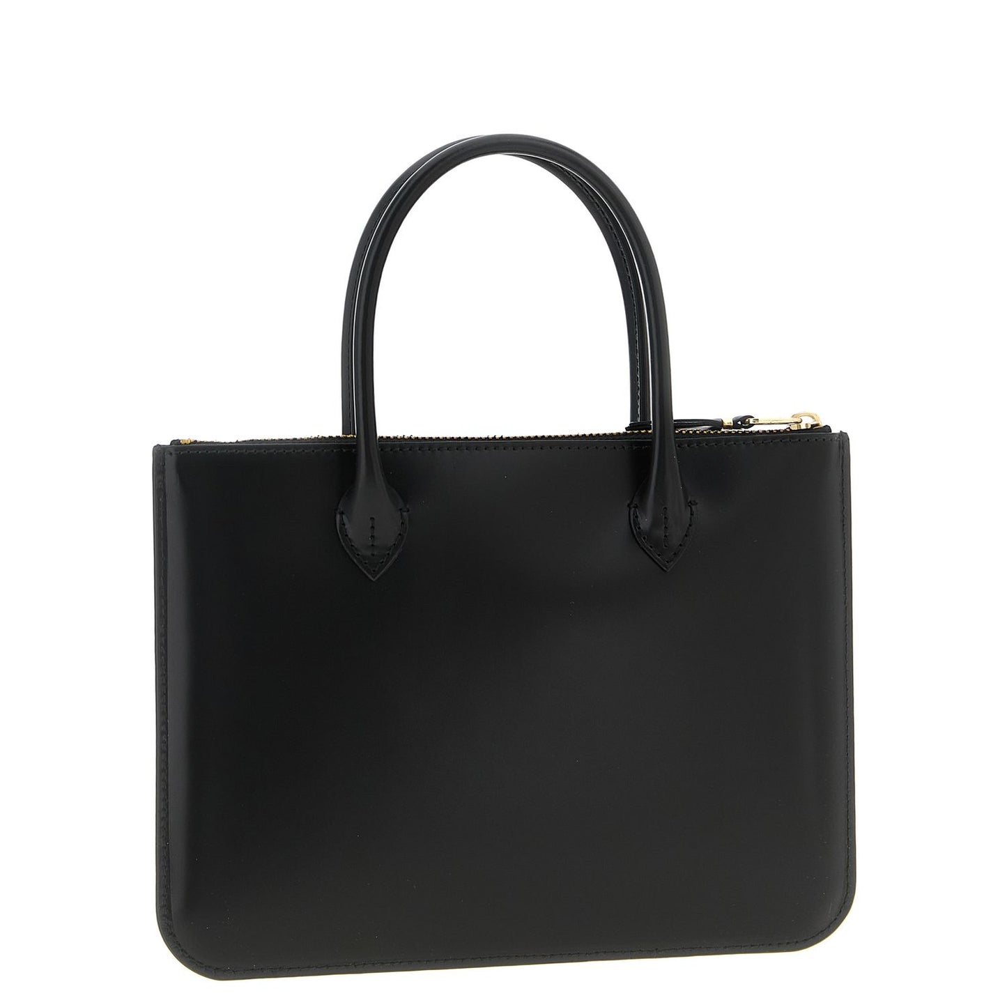 Comme Des Garçons Black Cowhide Handbag