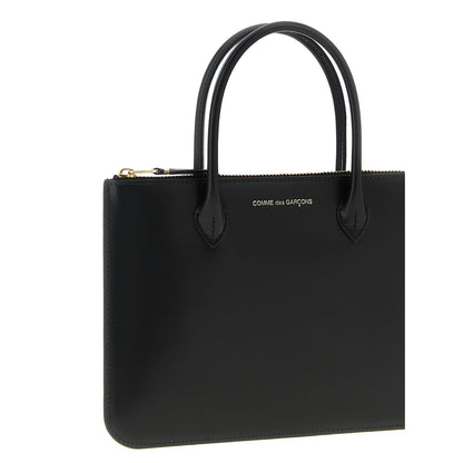 Comme Des Garçons Black Cowhide Handbag