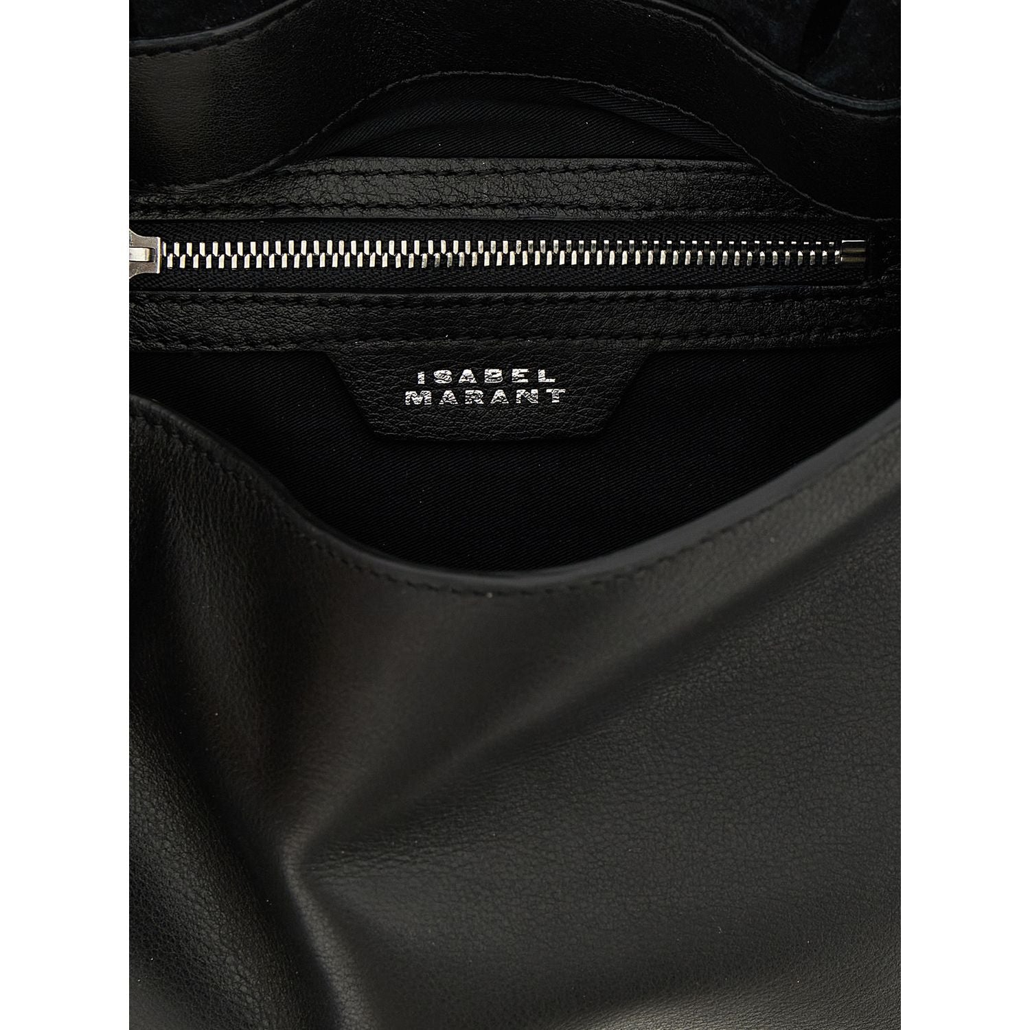 Isabel Marant Black Calfskin Shoulder Bag