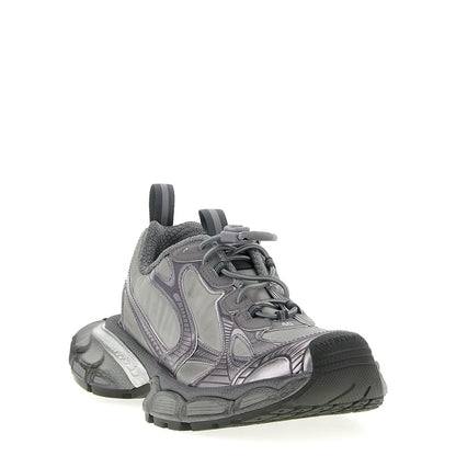Balenciaga Gray Polyester Athletic Sneakers