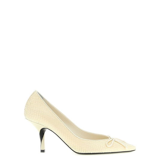 Jacquemus Beige Calfskin High Heel Pumps