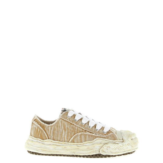 Maison Mihara Yasuhiro Beige Cotton Sneakers