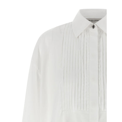 Golden Goose White Cotton Blouse