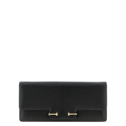 Tom Ford Black Goatskin Shoulder Bag