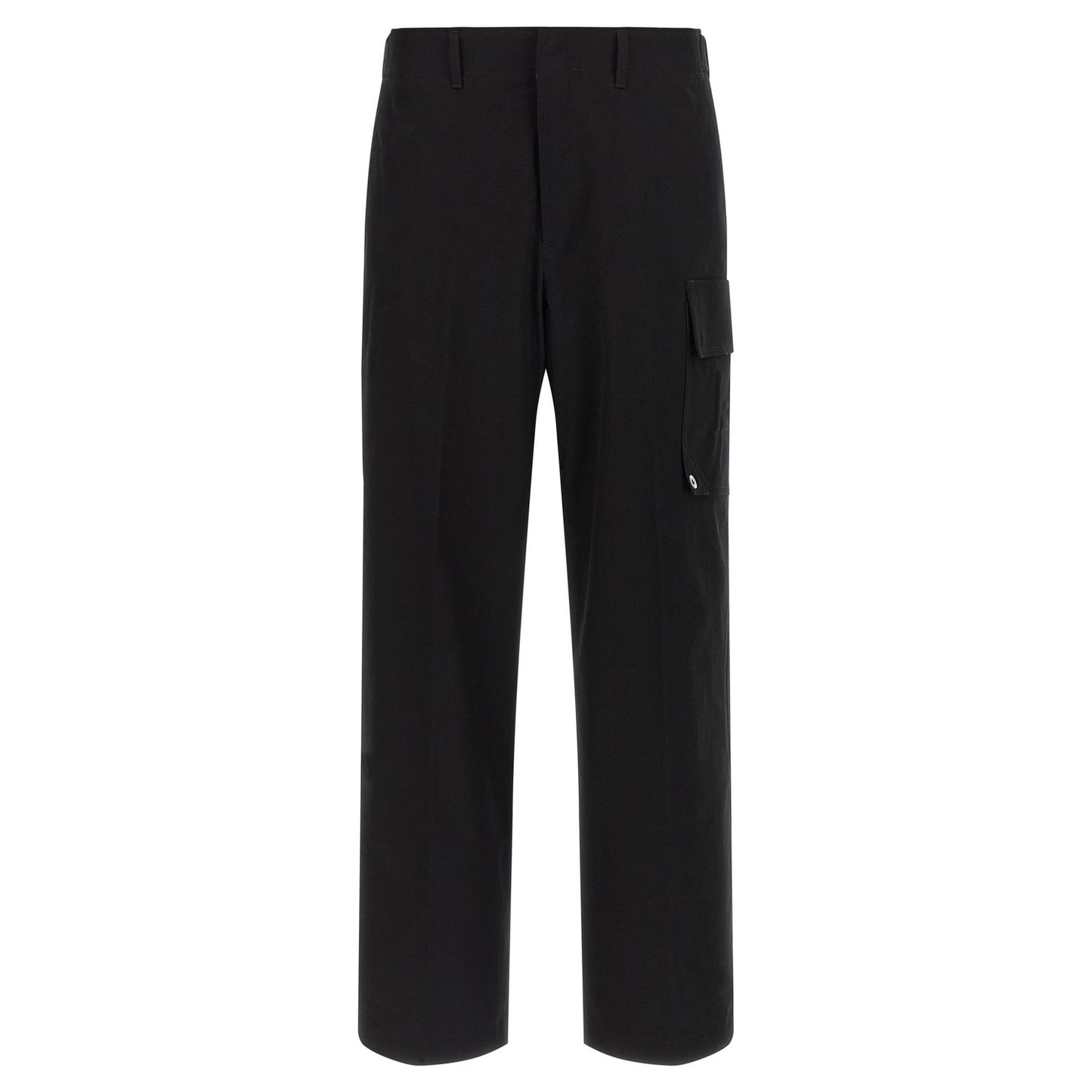 Fendi Black Cotton Cargo Pants