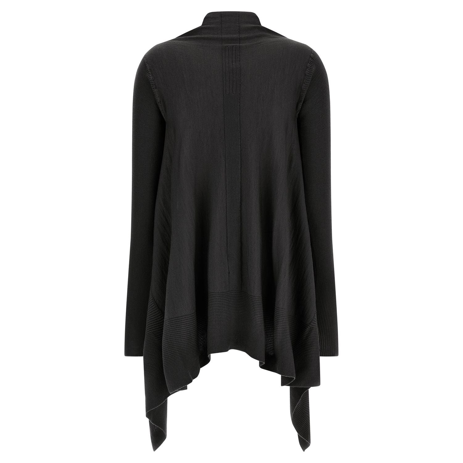 Rick Owens Black Wool Cardigan