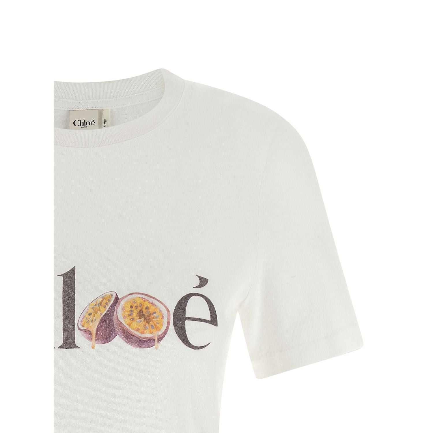 Chloé White Cotton T-Shirt