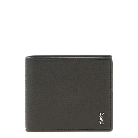 Saint Laurent Brown Calfskin Wallet