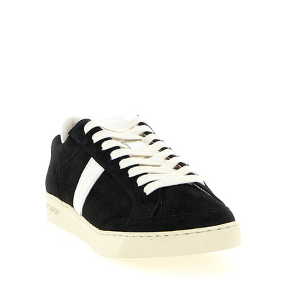 Tom Ford Bicolor Leather Low Top Sneakers