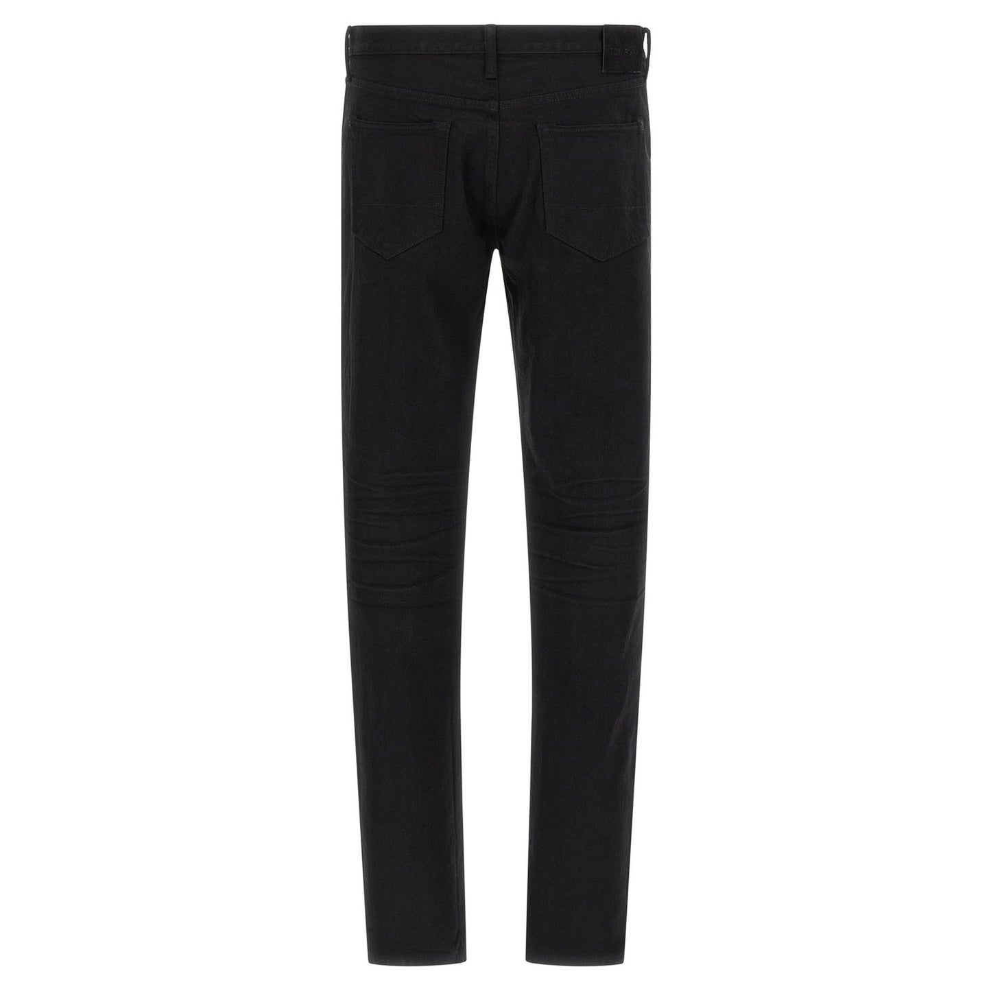 Tom Ford Black Cotton Straight-Leg Jeans