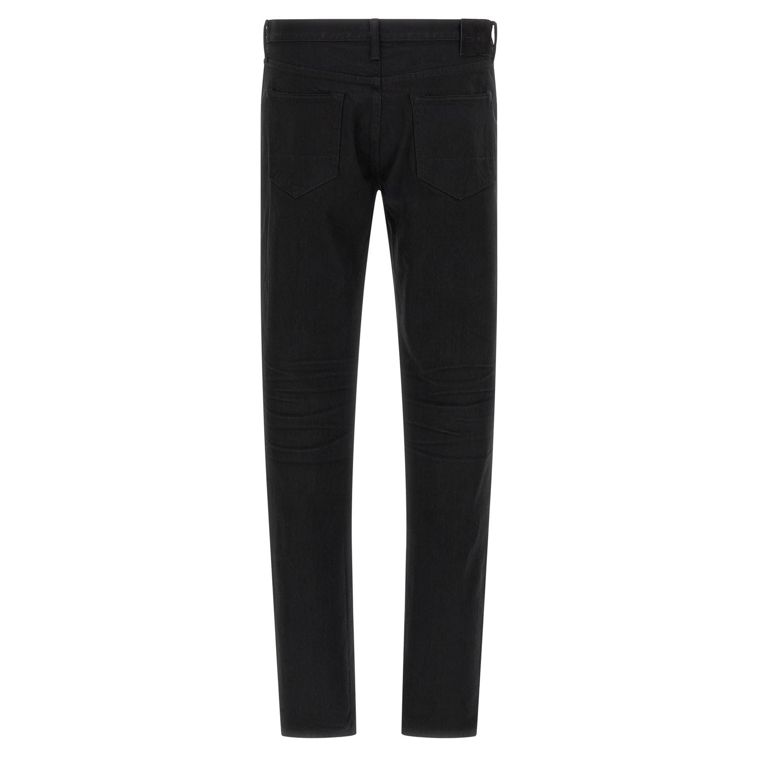 Tom Ford Black Cotton Straight-Leg Jeans