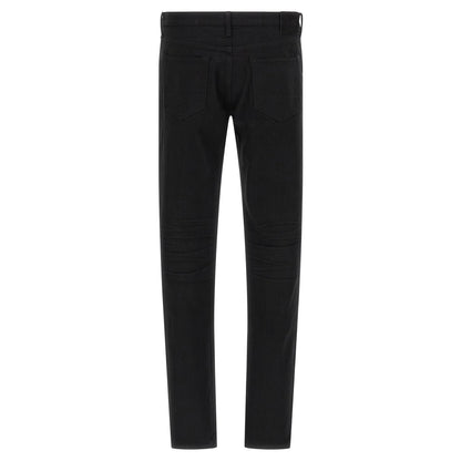 Tom Ford Black Cotton Straight-Leg Jeans