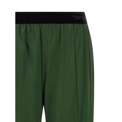 Tom Ford Bicolor Silk Casual Pants