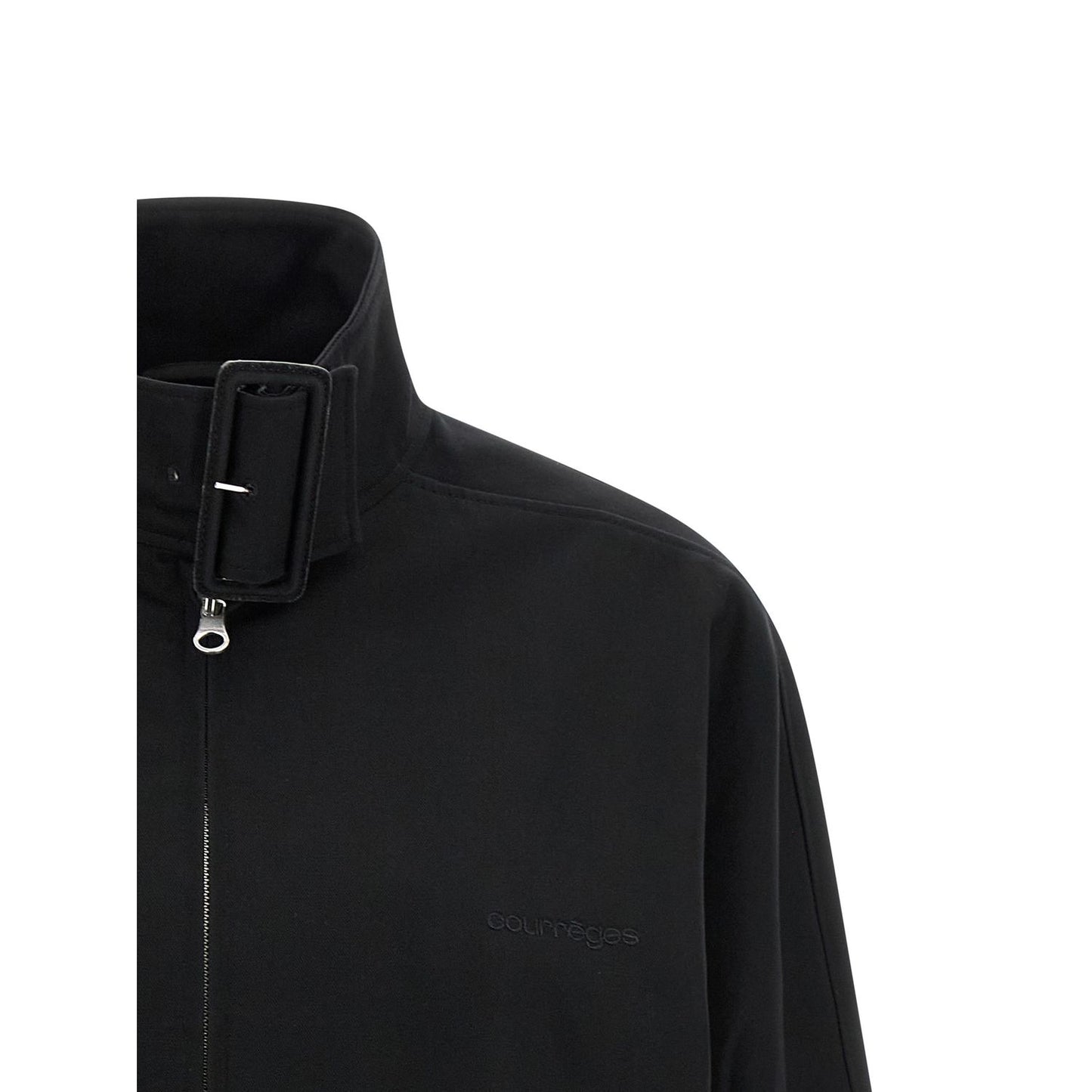 Courrèges Black Cotton Bomber