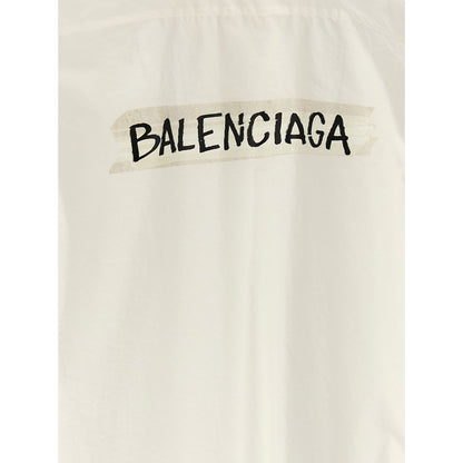Balenciaga White Cotton Blouse