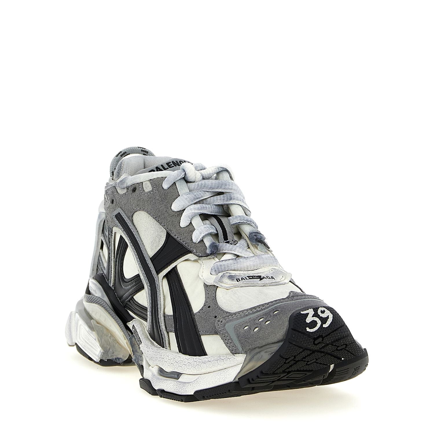 Balenciaga Gray Polyethylene Athletic Sneakers