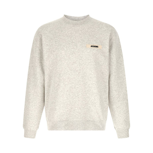 Jacquemus Gray Cotton Sweatshirt
