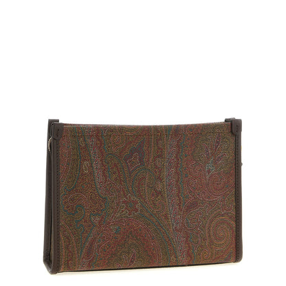 Etro Multicolor Cotton Clutch Bag
