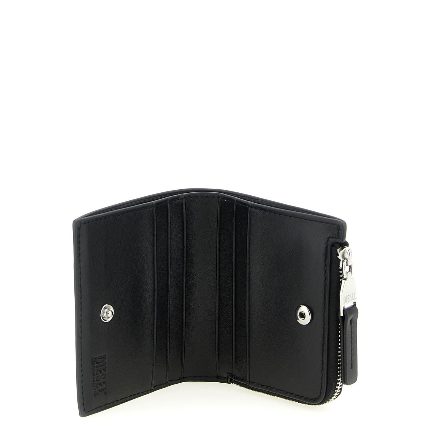 Diesel Black Leather Cardholder