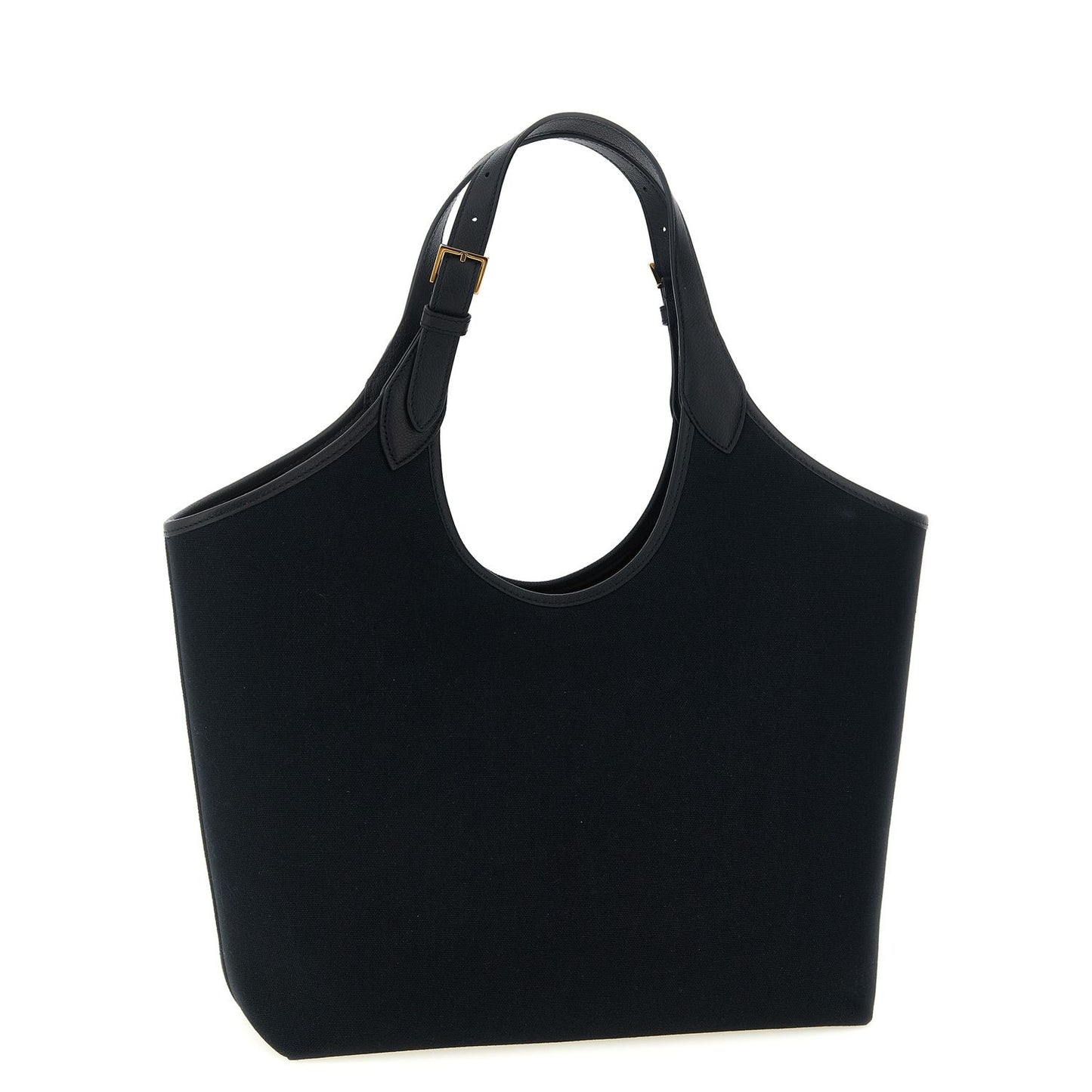 Versace Black Cotton Tote Bag